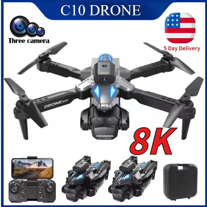 Fpv Drone Flight Controller - C10 8K HD RC Drone with