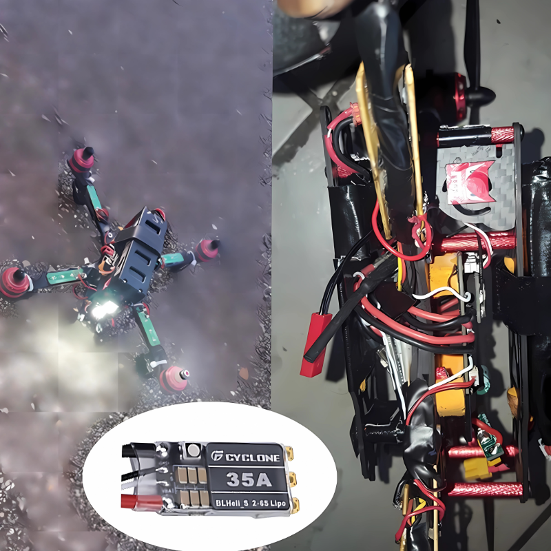 Cyclone 35A BLHeli_S ESC - Hig - Fpv Drone Quadcopter review and price